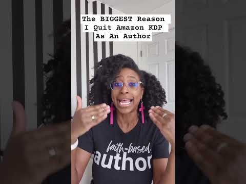 The BIGGEST Reason I Quit Amazon KDP As An Author. #writing #shorts