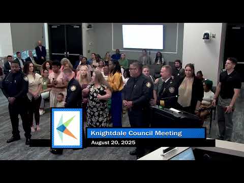 Knightdale Council Meeting - August 20, 2025