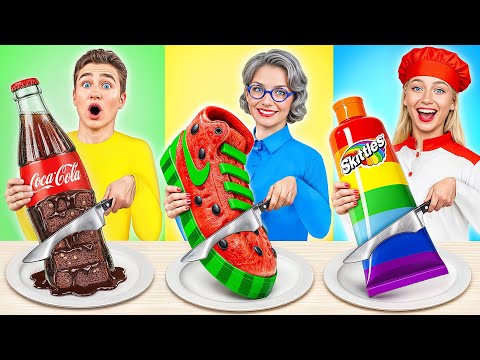 Me vs Grandma Cooking Challenge | Delicious Food Recipes by Multi DO Challenge