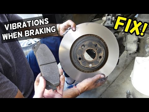 STEERING WHEEL VIBRATIONS WHEN BRAKING FIX