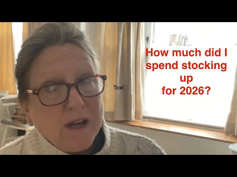 What I spent in supermarket staff discount week