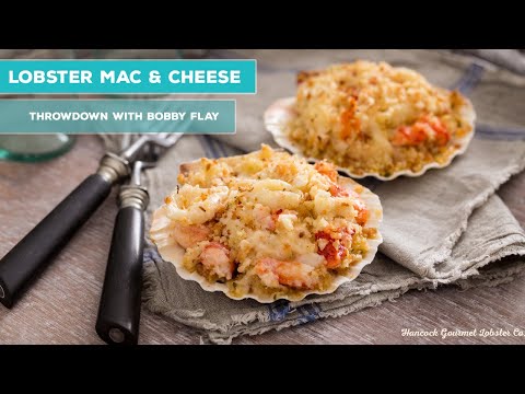 Hancock Gourmet Lobster on Throwdown with Bobby Flay - Lobster Mac & Cheese.