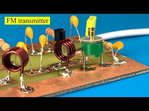 Make a 800m Range fm transmitter circuit, stable fm transmitter, walkie talkie