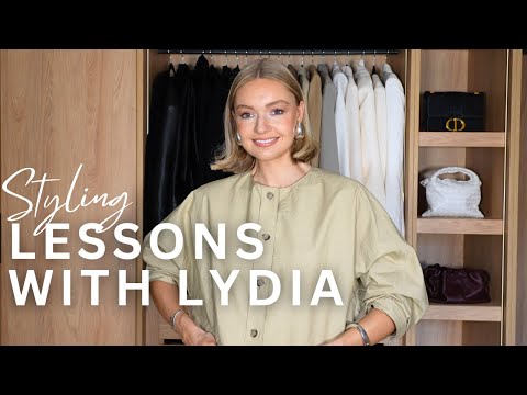 HOW TO ADD INTEREST TO PLAIN OR SELF-COLOURED CLOTHES | LESSONS WITH LYDIA