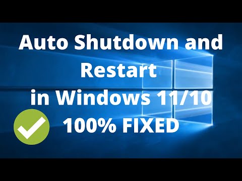 How To Fix Auto Shutdown/Restart Problem On Windows 11/10/ In 2025