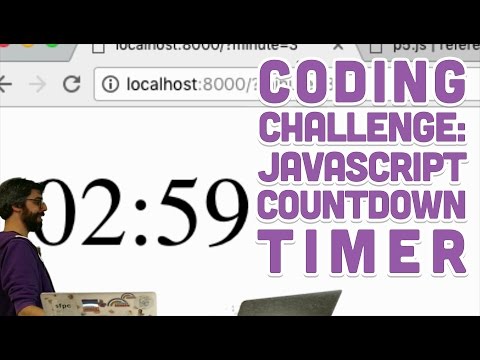 Coding Challenge #66: JavaScript Countdown Timer