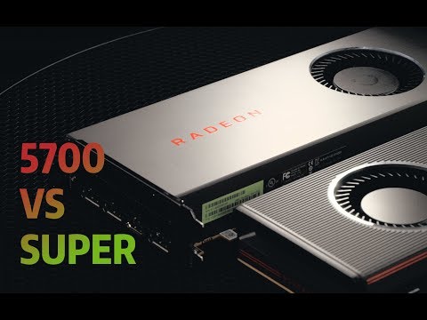 中端显卡大对决!RX5700/XT打得过Super吗?