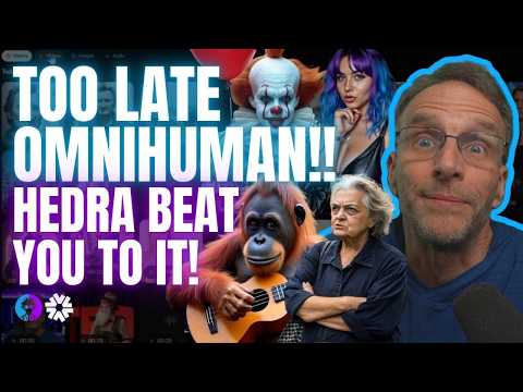 Hedra beat Omnihuman to the punch! INCREDIBLE AI Video from audio files!