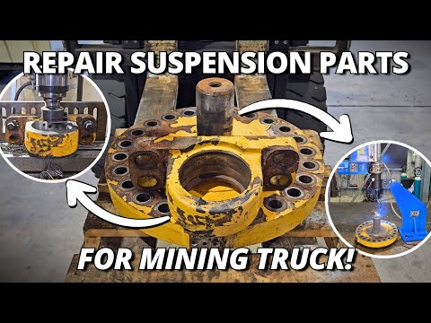 Repairing WORN OUT Suspension Parts for a Mining Truck! 🛠️ | Machining & Welding