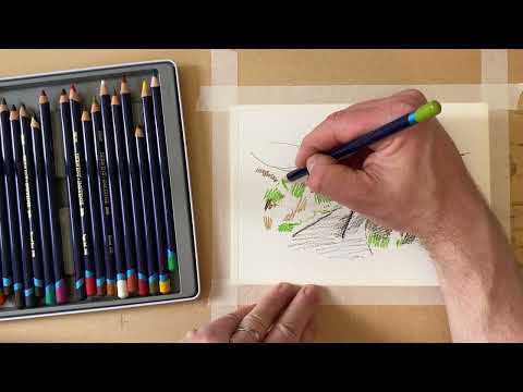 Using Watercolour Pencils - Derwent Inktense