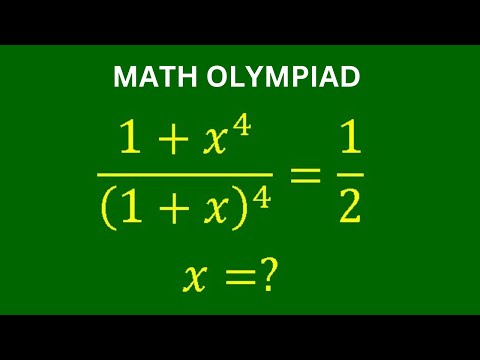 A Very Nice Math Olympiad Problem | Solve for x | Algebra