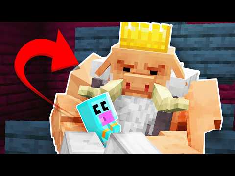 From Baby to Piglin KING in Minecraft