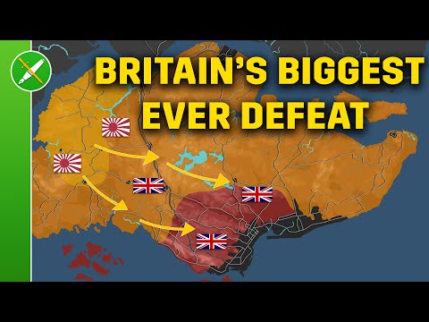 The Fall of Singapore 1942 Animated - The Largest Surrender in British History