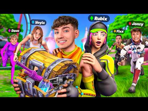 Nur EINE KISTE Creator Battle in FORTNITE! ⚔️🏆