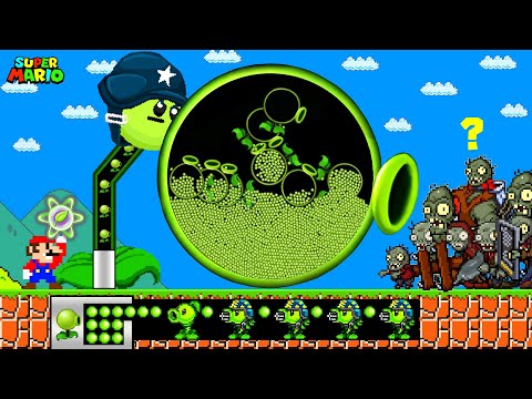 SUPER MARIO But It’s Plants Vs. Zombies: Mario vs the Strongest Fusion Plant ( Part2 )