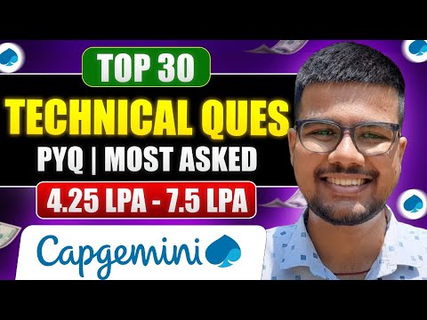 Capgemini Technical Assessment Questions | Capgemini Technical Assessment ONE SHOT