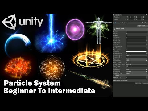 Unity Particle System：Beginner To Intermediate (Three preview videos）