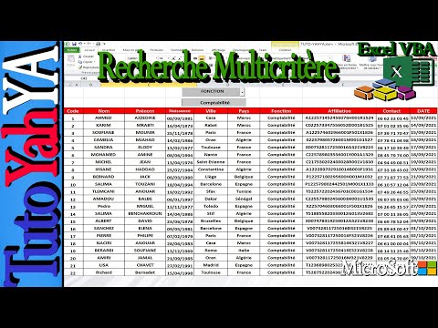 Excel VBA | créer Tableau pour Filtrer Des Recherches Multicritères