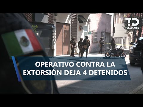 Balacera en operativo contra extorsión deja 4 detenidos y 1 policía herido en la col. Juárez, CdMx
