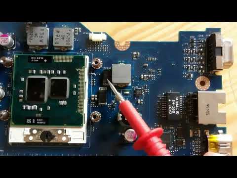 Laptop Mother board Component identification