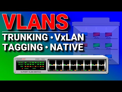 VLANs, Tagging, Trunking, VxLAN, & Native