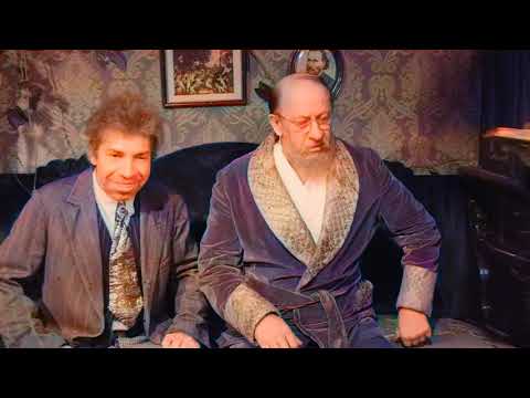 Профессор Преображенский и Шариков (раскрасил ИИ)