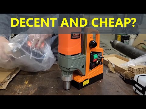 VEVOR variable speed magnetic drill - it's pretty decent