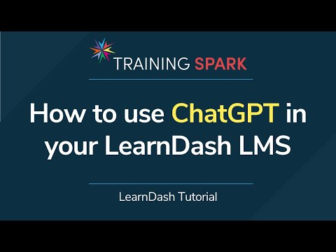 How to use ChatGPT in your LearnDash LMS