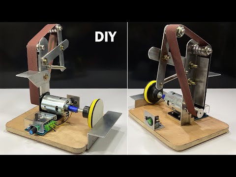 How To Make a Belt Sander Machine 895 motor (2 in 1 Sander | disc and belt sander)