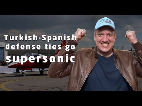 Türkiye's jet trainer Hürjet makes big splash in Spain