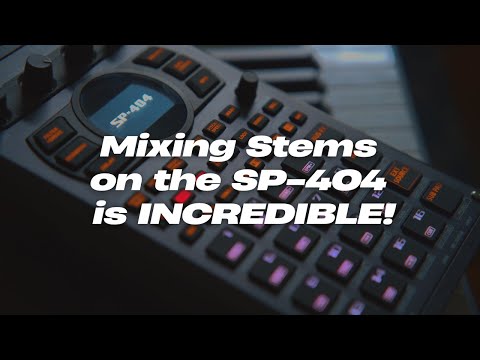 Mixing Stems on the Roland SP-404 is INCREDIBLE!!