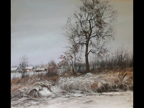 Autumn Monochrome. Painting a Landscape with Pastels on Air with Tatyana Kashtalyan