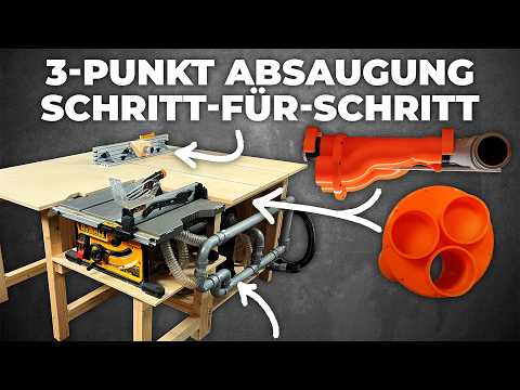 Einfach - schnell - gut! Absaugung in der Werkbank.