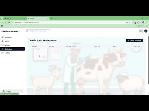 Livestock Management System | Full Stack Web Project | React Node MongoDB