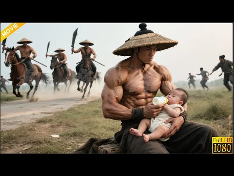 2025 Action Hit: 100 thugs bully a farmer feeding his baby, not knowing he’s a kung fu master.