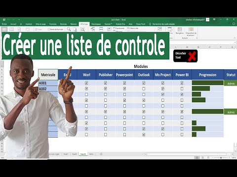 Excel: Create checklists using checkboxes