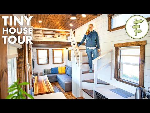 BIG Beautiful TINY HOUSE with Spacious & Modern Design - Full Tour