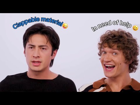 Hudson Williams and Connor Storrie being a manager’s worst nightmare for 6 minutes straight