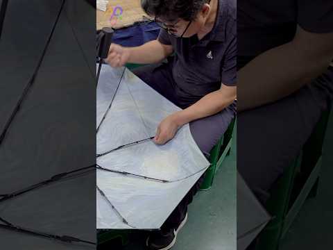Process of Making Umbrella with Famous Painting On It
