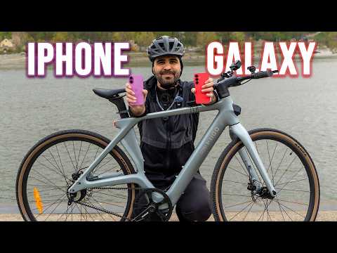 Galaxy S25 vs. iPhone 16 vs. Fiido Carbon E-Bike Battery Test!