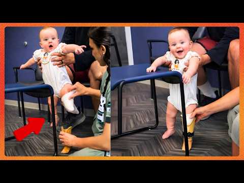 A Powerful First Step of Disable Baby Walks for the First Time 🥹