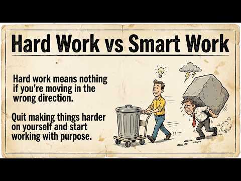 Hard Work vs Smart Work | English Level 2 Podcast | Learn English With Podcast