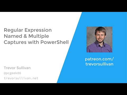 Regular Expression Named and Multiple Captures with PowerShell
