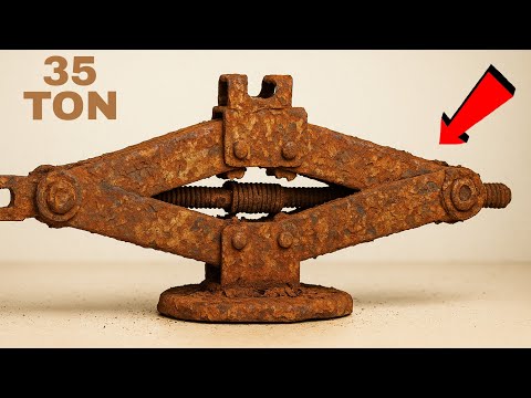 Restoration of 100-Year-Old Antique Car Jack