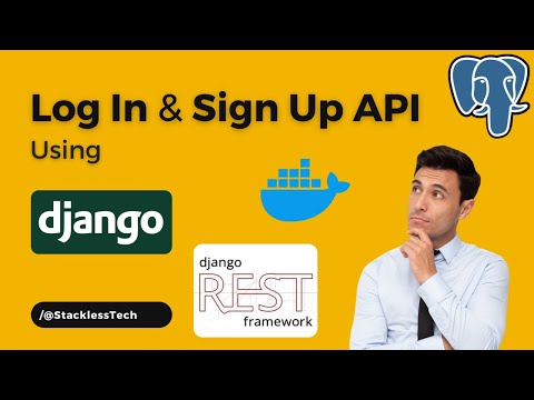 Login and Signup API using Django and Django Rest Framework | End to End JWT Authentication System