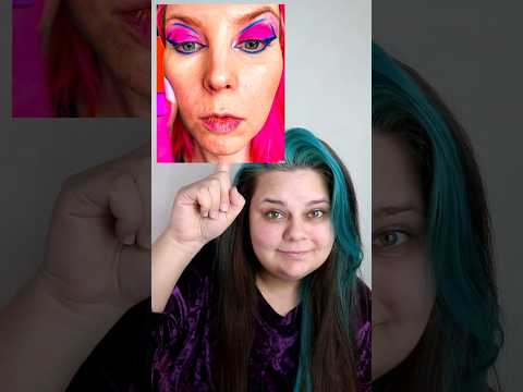 Повторяю макияж из треш обзора Алёны Погребняк #трешобзор #makeup #makeuptutorial #макияж