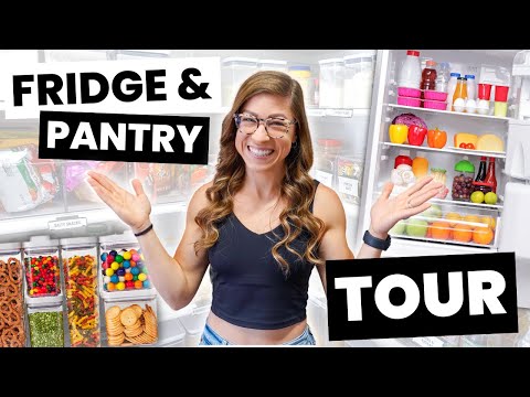Fridge + Pantry Tour | My Healthy Grocery Shopping Staples