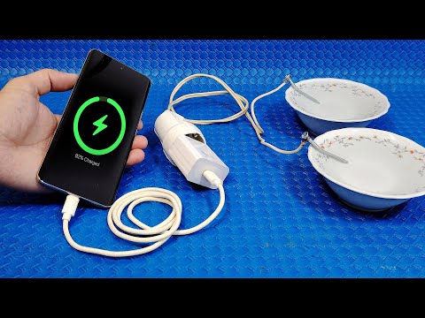Charge your phone for free with water (Free electricity) | Simple Tips