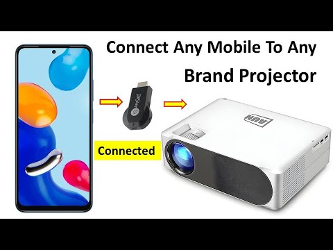 How To Connect Mobile To Any Brand Projector / Mobile Ko Projector Ke Saath Kaise Connect Kare