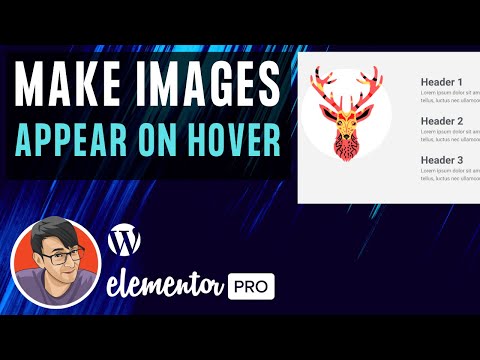 Elementor - Reveal Images on Text Hover for Free